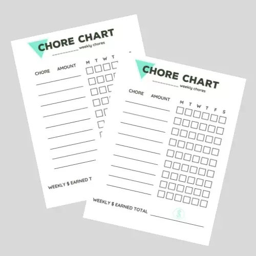 Adult Chore Charts for Couples