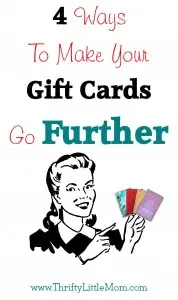 4 ways to make gift cards go furthur