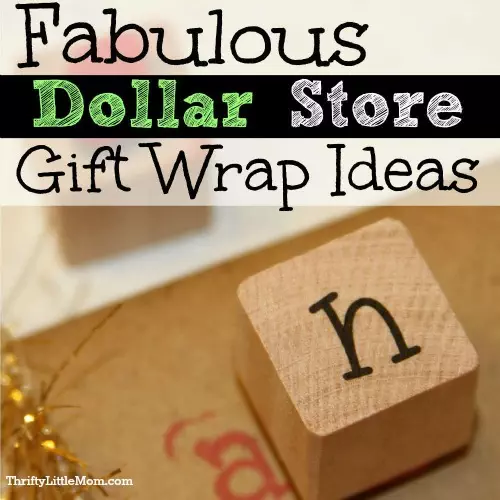 Make Dollar Store Gift Wrap Look Fabulous: Day 6 of Getting Into The Holiday Spirit