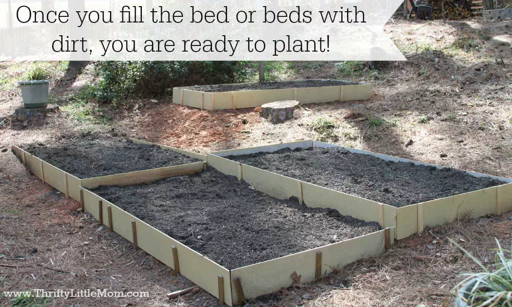 Fill Raised Garden Beds with Dirt