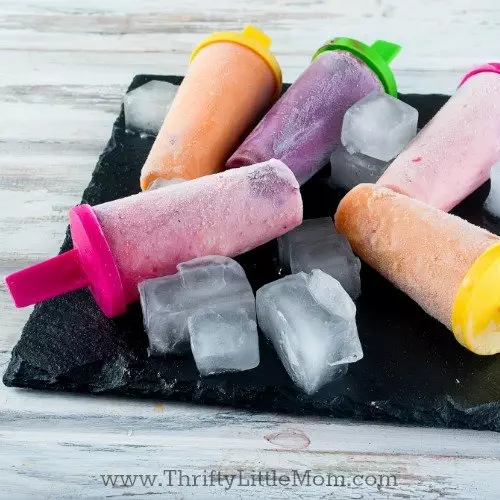 Homemade Frozen Fruit and Veggie Ice Pops