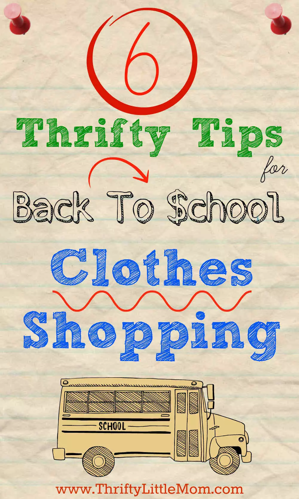 6 Thrifty Tips for Back to School Clothes Shopping