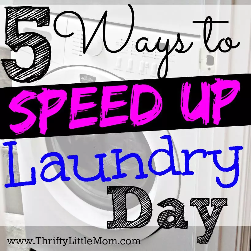 5 Ways to Speed Up Laundry Day