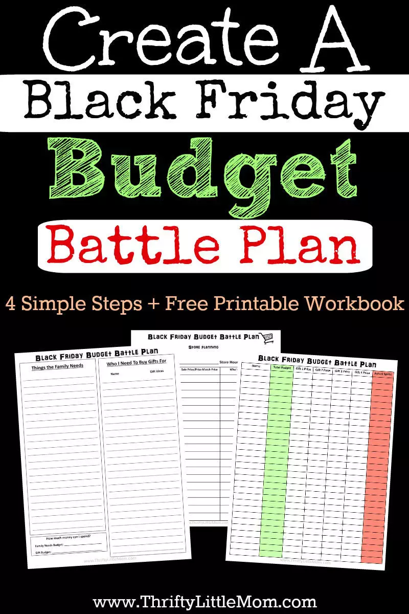 Create a Black Friday Budget Battle Plan