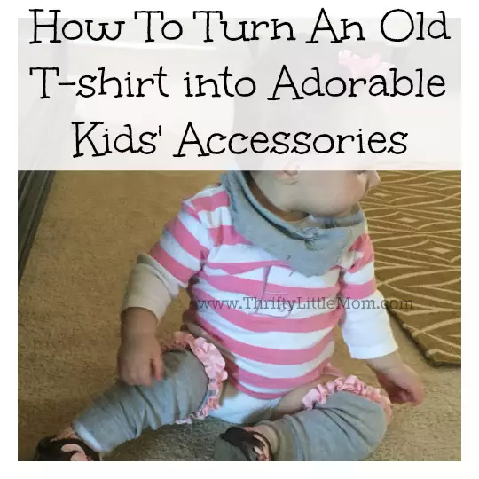 Turn Old T-shirts into Adorable Kids Accessories