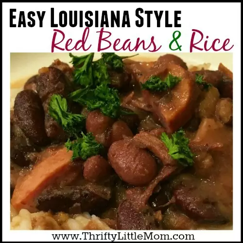 Easy Louisiana Red Beans & Rice