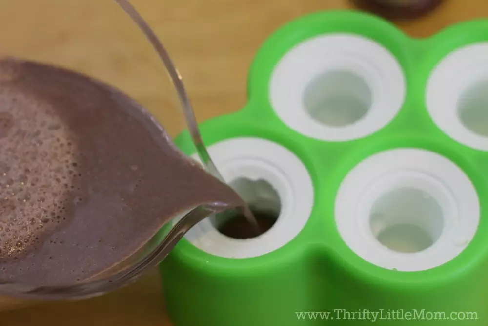 Creamy Chocolate Ice Pop Molds