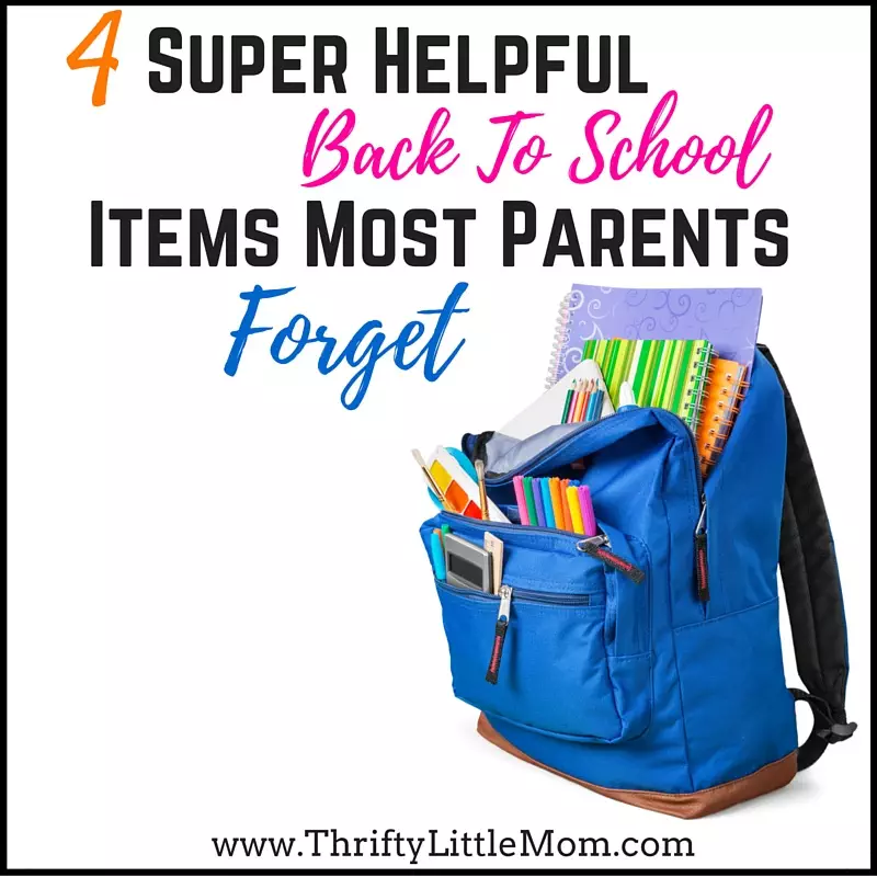 4 Super Helpful Back To School Supplies Most Parents Forget