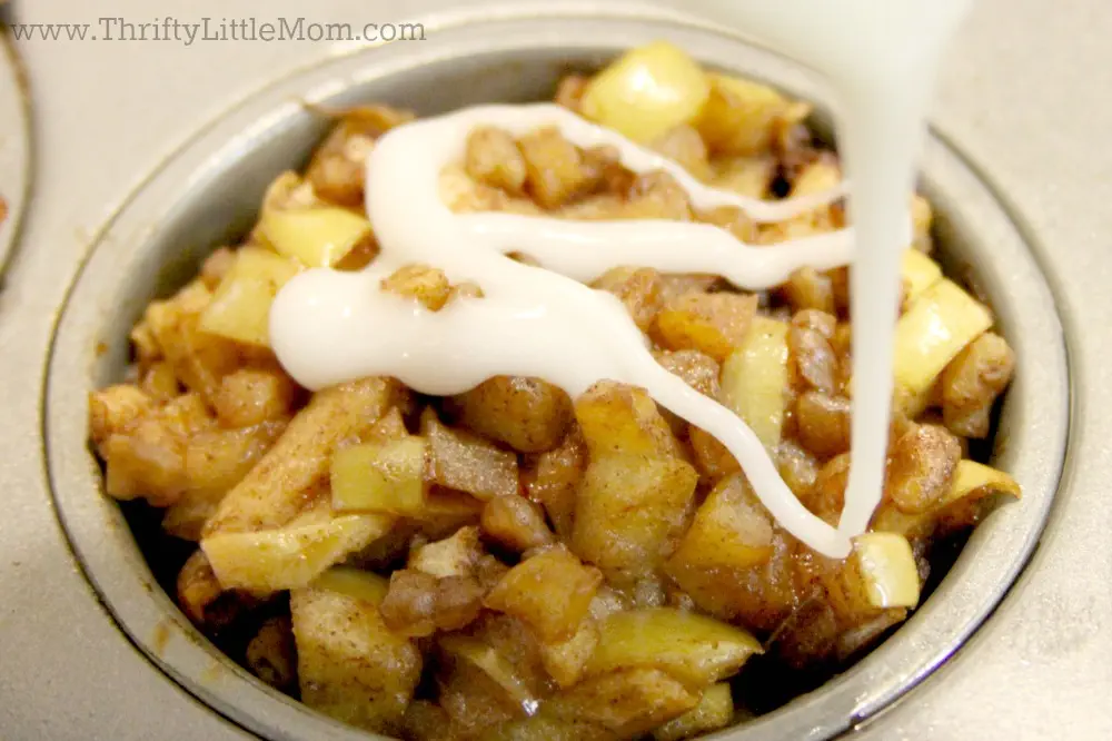 Apple Fritter Cinnamon Roll Icing