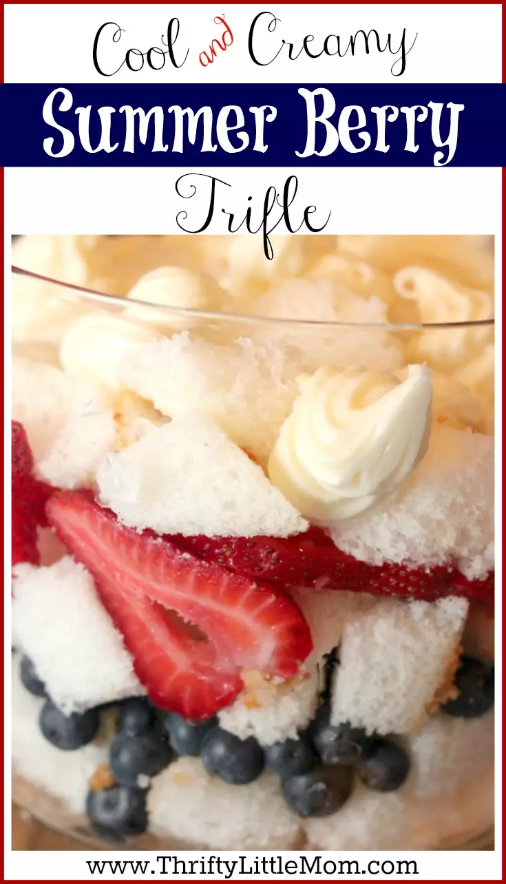 Cool & Creamy Summer Berry Trifle