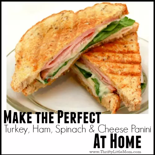 Easy Turkey, Ham, Spinach & Cheese Panini Recipe