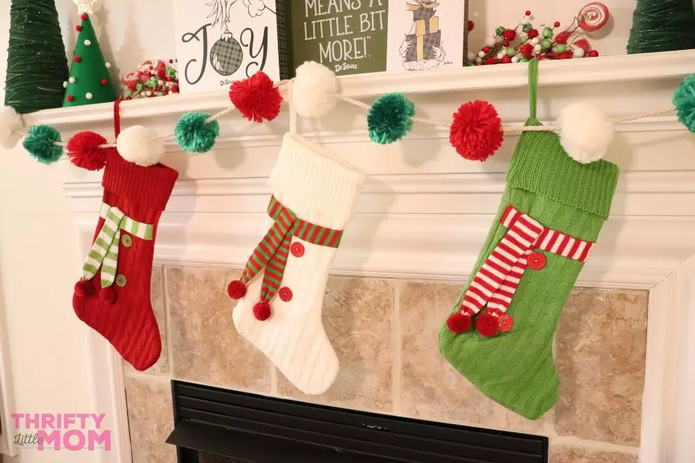 stockings for grinch christmas decorations