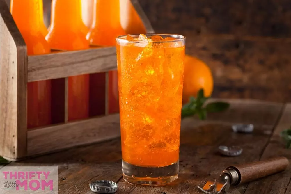 orange soda was popular during the 70s and makes for a great kids disco party drink
