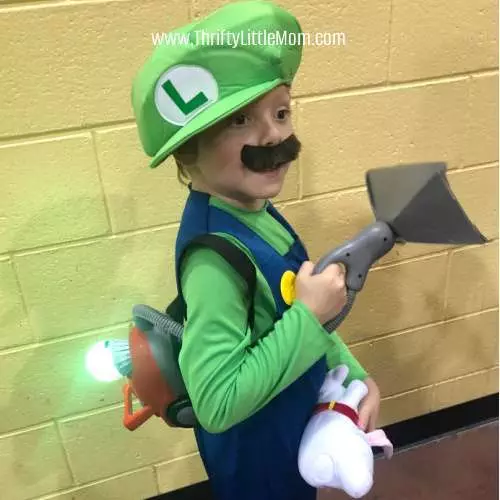 DIY Luigi’s Mansion Costume For Kids