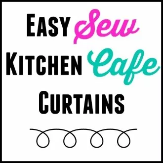 Easy Sew Kitchen Cafe Curtains
