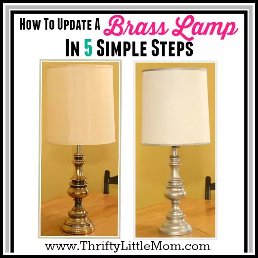 painting old brass lamps