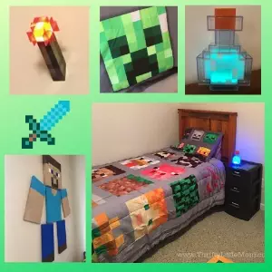 minecraft ideas for kids rooms